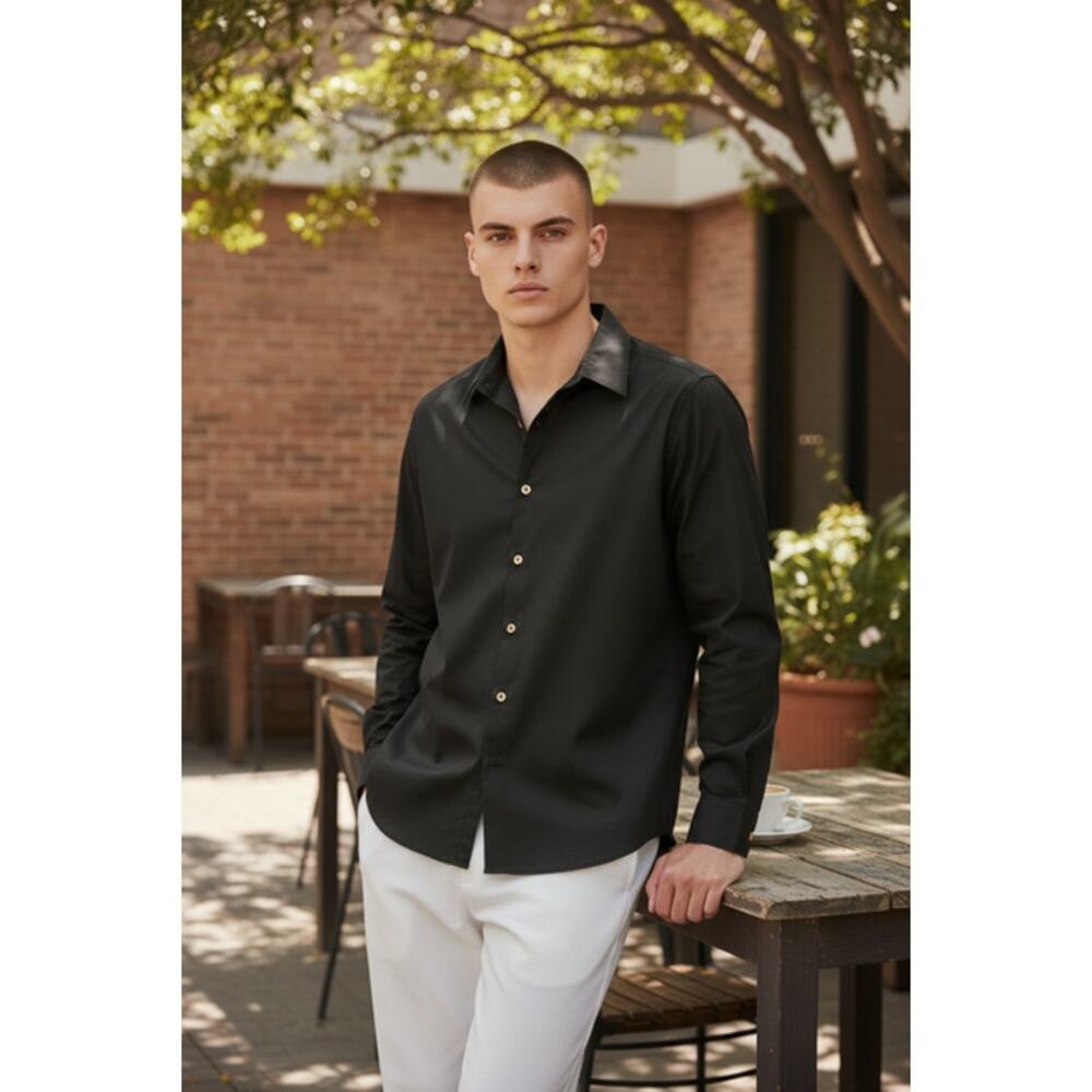 Harvard Square Five Star Performance Shirt – Large – Black